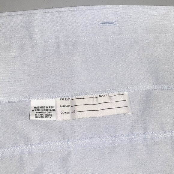 Vintage c2004 UAL Flight Attendant Uniform Shirt * LS Blue ** NEW **  Size 6 T - Picture 8 of 8